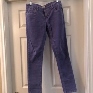 Lavender corduroy pants
